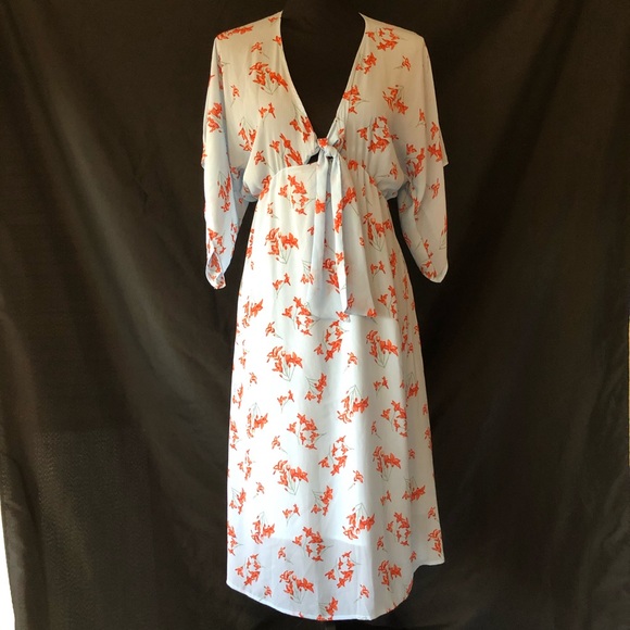 By The River Dresses & Skirts - NWT sheer floral dress from By The River SZ Small